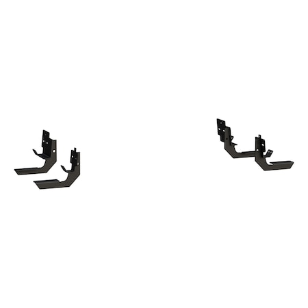 Luverne MEGA STEPS & BRACKETS RUNNING BOARD MOUNTING BRACKET BLACK TEXTURED PO 571631